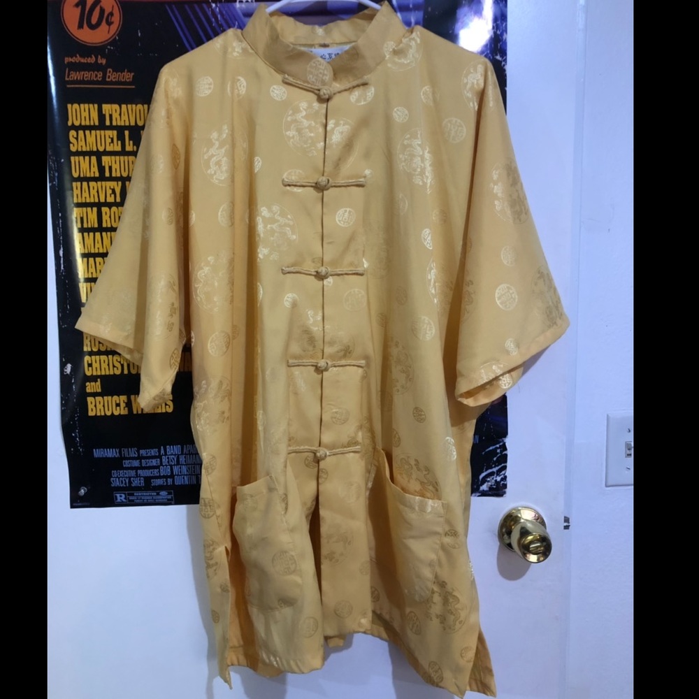 Vintage Golden Japanese Kimono